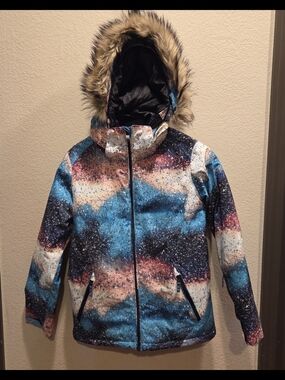 Roxy Black Puffer Ski Jacket - Insulated Lining